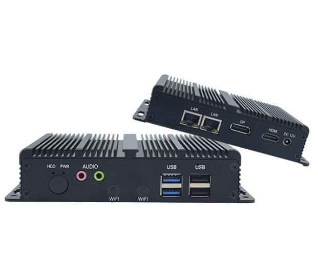 超薄型无风扇BOX工控机 MIS-J6412